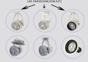 led track spot light par30 par38