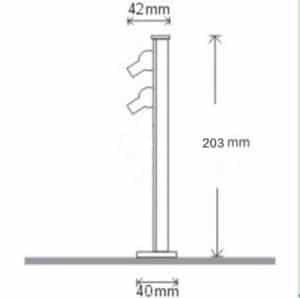 2W CABINET LIGHT