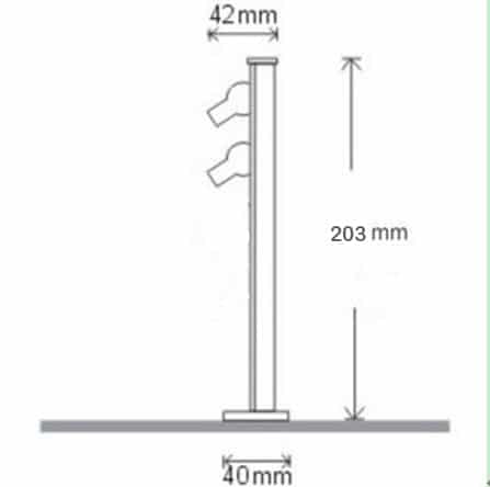 2W CABINET LIGHT