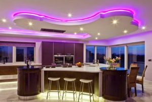 colored-LED-ceiling-lights--led-strip-light-rgb-for-kitchen-suspended-ceiling