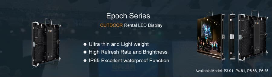 Outdoor led rental display