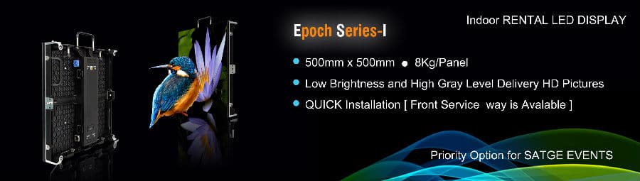 Epoch Series-Indoor rental led display