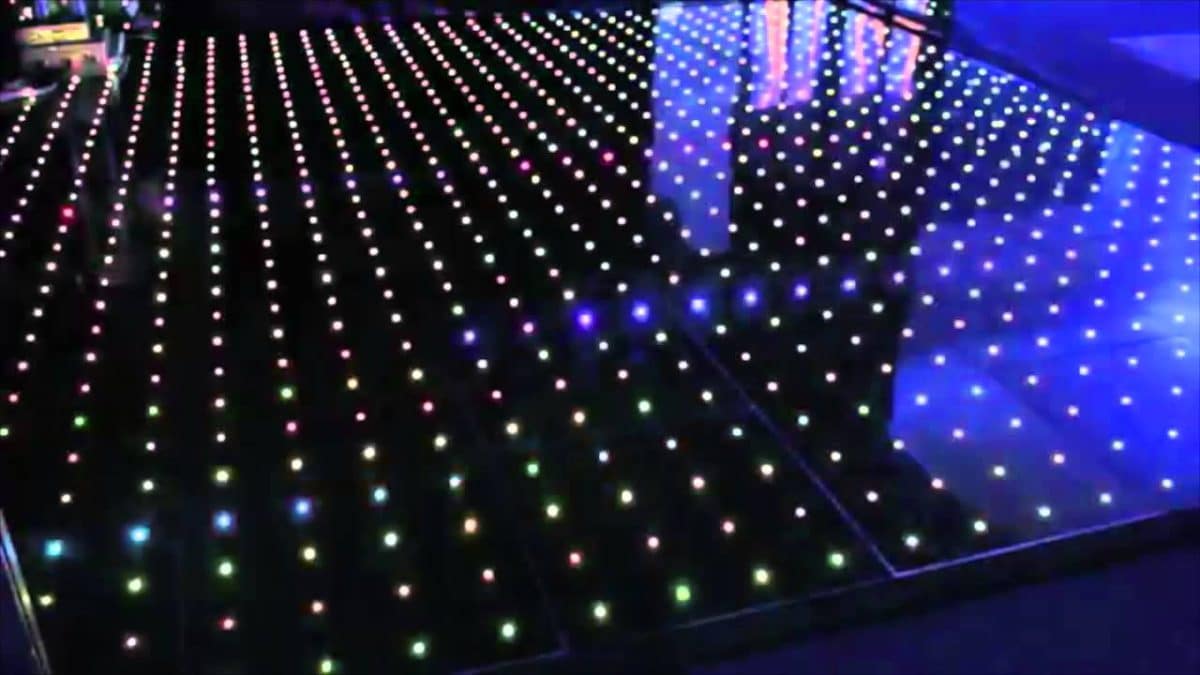 led dance floor